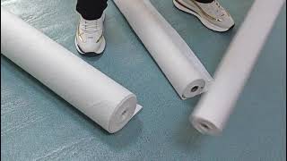 Polyethylene paint protection nonwoven felt repair coated floor felt rolls China manufacturers [upl. by Katharyn]