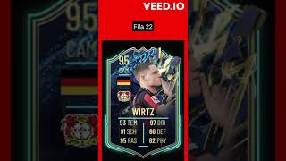 Wirtz best Card every Fifa wirtz bayer04leverkusen [upl. by Ibrik]