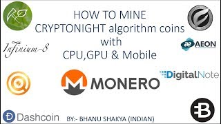 How to mine cryptonight algorithm coins Part 1 India Hindi [upl. by Margret]