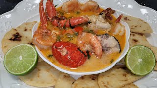 Sopa de Mariscada salvadoreña una delicia total 😋 [upl. by Urial636]