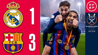 Resumen Supercopa de España  Real Madrid 13 FC Barcelona  Final [upl. by Karalynn455]