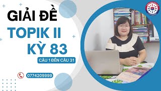 Giải chi tiết Topik 64 đề đọc câu 2131 [upl. by Bathilda]