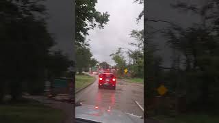 gran tornado en Northside Houston [upl. by Norved]