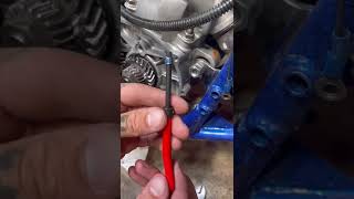 Helicoil  Banshee motor thread fix Super easy [upl. by Flo116]