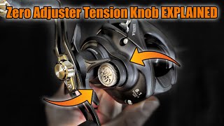 Zero Adjuster Tension Knob For Daiwa Baitcasting Reels Explained and How it is Setup [upl. by Quar]