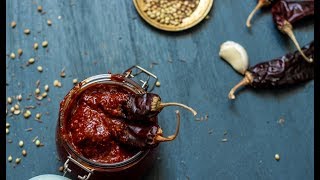 How to make Harissa  Tunisian Chili Paste Recipe [upl. by Blayne]