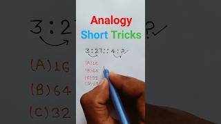 Analogy Reasoning Tricks NumberAnalogy Reasoning Tricks  SSC GD Constable shorts ytshorts [upl. by Ajnos]