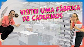 VISITEI UMA FÁBRICA DE CADERNOS  JANDAIA DAY [upl. by Blynn167]