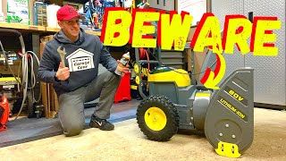 ARE BATTERY POWERED SNOWBLOWERS MAINTENANCEFREE [upl. by Bertram462]