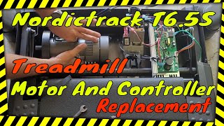 Nordictrack T65S Motor And Controller Replacement No Unnecessary Dialogue [upl. by Marder]