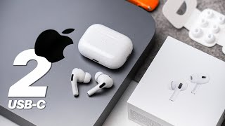 AirPods Pro 2 USB C  UNBOXING and REVIEW [upl. by Deeann]