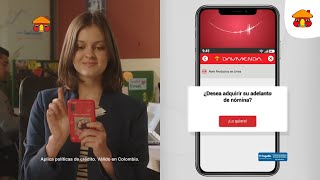 ¡Pida un Adelanto de Nómina en el App Davivienda Móvil  Banco Davivienda [upl. by Sosanna]