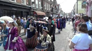 Rochester Dickens Festival 2014 Parade [upl. by Ahseneuq983]