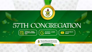 KNUST 57th CONGREGATION CEREMONY  COLLEGE OF SCIENCE 2023 [upl. by Faust]