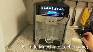 Kaffeevollautomat Siemens EQ 6 plus s300 im Test [upl. by Liemaj]