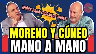 MORENO y CÚNEO MANO A MANO ¡PIÑAS PARA TODOS LOS WINES [upl. by Beale]