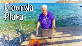 Elounda Crete also Plaka walking tour 4k Greek grandma explains how to prepare Octopus Greece [upl. by Roosnam]