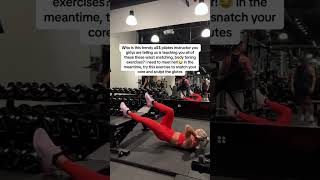 Snatch Your Waist With This Pilates Ab Exercise gymroutine abworkout [upl. by Valerlan]