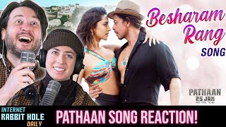 Besharam Rang Song from Pathaan REACTION  Shah Rukh Khan Deepika Padukone [upl. by Raymonds]