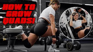 HOW TO GROW YOUR QUADS WITH IFBB PRO TAYLOR  WELLNESS STYLE LEG DAY  OFF SEASON GAINS [upl. by Hanimay649]