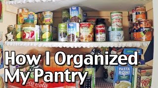 How I Organized My Pantry To Make It Easy And Efficient [upl. by Audwin]