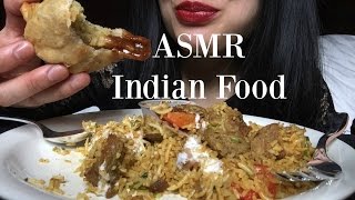 ASMR Lamb Biryani  Samosa NO TALKING EATING SOUND SASASMR [upl. by Karlyn]