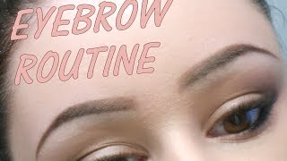 EYEBROW ROUTINE  Come Disegno le SOPRACCIGLIA [upl. by Annis]