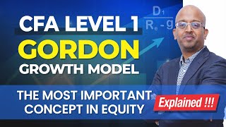 CFA Level 1  CFA L1 Equity  Gordon Growth Model [upl. by Tilda575]