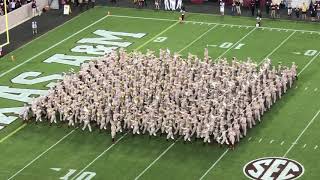 Fantastic Fightin Texas Aggie Band First Halftime Drill of 2019 [upl. by Sethrida932]