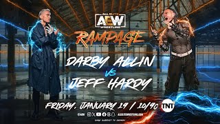 Darby Allin vs Jeff Hardy  AEW RAMPAGE 1912024 [upl. by Enilrem]