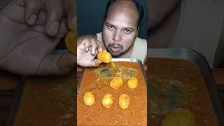 SPICY EGG CURRY🔥😱 youtubeshorts mukbangers foodie food foodlover foodblogger [upl. by Niwre62]