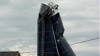 HARVESTORE SILO COLLAPSE and ours [upl. by Ketchan]