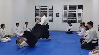 Horii Etsuji Shihan Ryotedori Tenchinage [upl. by Kronfeld]