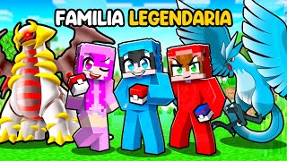 Teniendo Una FAMILIA de POKEMON LEGENDARIOS en Minecraft [upl. by Nairbo327]