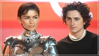 Zendaya Timothee Chalamet amp Rebecca Ferguson  Dune 2 Premiere 🪐 [upl. by Aeneas]