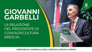 ASSEMBLEA GENERALE 2024 la relazione del presidente GIOVANNI GARBELLI [upl. by Yt140]