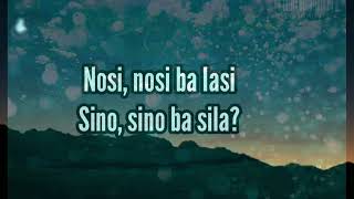 nosi balasi acoustic karaoke lyrics instrumental [upl. by Ztnahc]