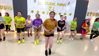 GEJOLAK ASMARA  NASSAR  ZUMBA DANGDUT  CHOREO ZIN LIU [upl. by Odlawso]