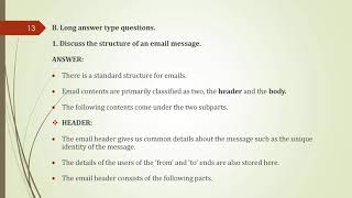 CLASS 12 INFORMATICS PRACTICES 065 UNIT 3 CHAPTER 7 INTERNET TECHNOLOGIES SOLUTION [upl. by Ahsilram]