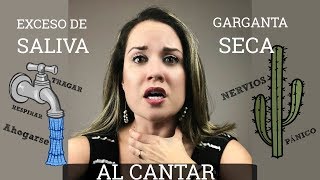 Soluciones para la RESEQUEDAD en la garganta y exceso de SALIVA al cantar  Dra Voz Q amp A [upl. by Lapides281]