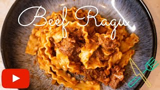 Beef Ragu  Easy Beef Ragu Recipe [upl. by Edia]