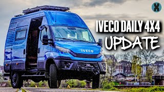 Iveco Daily 4x4 Camper Conversion – Update amp Roomtour [upl. by Adnolahs]