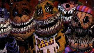 HUNTED BY THE NEW CORRUPTED ANIMATRONICS  FNAF Ultimate Custom Night UCN MODS [upl. by Noryak]