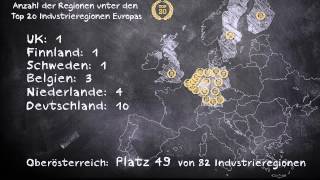 Oberösterreich im Vergleich mit europäischen Industrieregionen [upl. by Odrarebe]