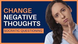 Socratic Questioning Examples in Cognitive Behavioural Therapy CBT [upl. by Ahrens]