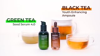 Green Tea Seed Serum 40 vs Black Tea Youth Enhancing Ampoule Which is Better [upl. by Annayk]