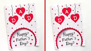 Fathers Day Greeting Card Ideas  Easy amp Simple Fathers Day Card  Happy Fathers Day Card 2024 [upl. by Aihsitan]