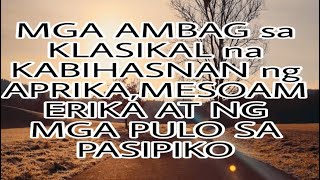 MGA AMBAG SA KLASIKAL NA KABIHASNAN NG APRIKA MESOAMERIKA AT NG MGA PULO SA PASIPIKO [upl. by Leamse581]