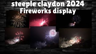 Steeple claydon 2024 fireworks display [upl. by Aloysia]