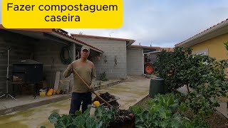 Como fazer compostagem caseira MASSEY FERGUSON 165 [upl. by Derwon]